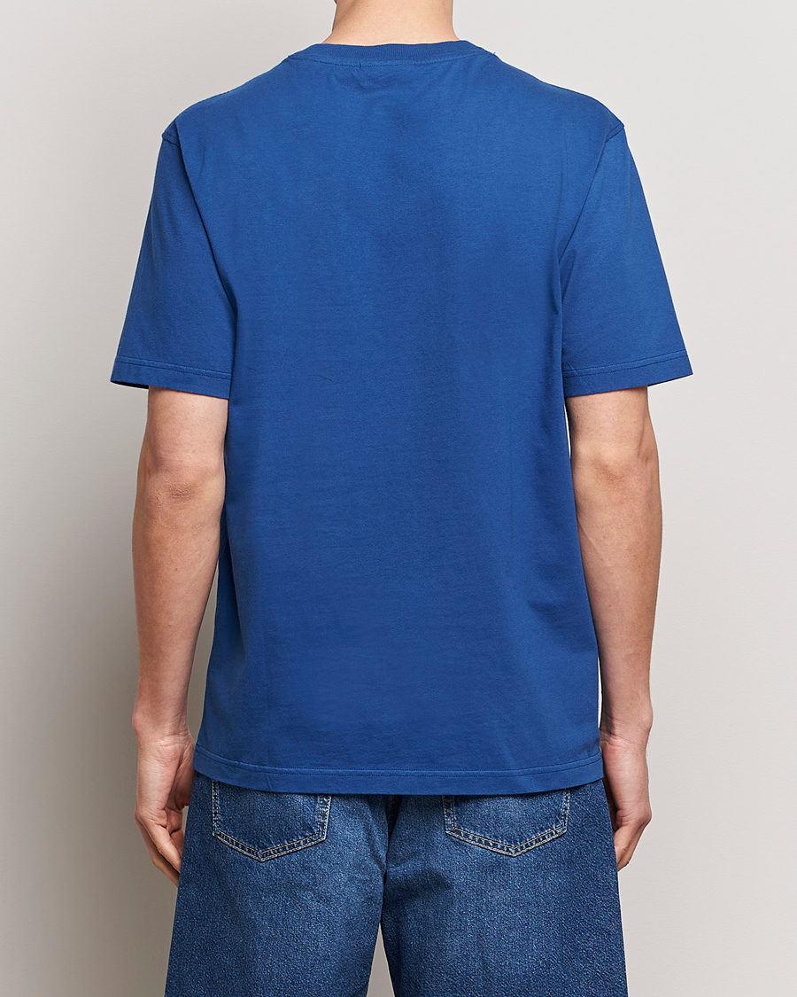 Mies | T-paidat | NN07 | Adam Printed Crew Neck T-Shirt Blue Quartz