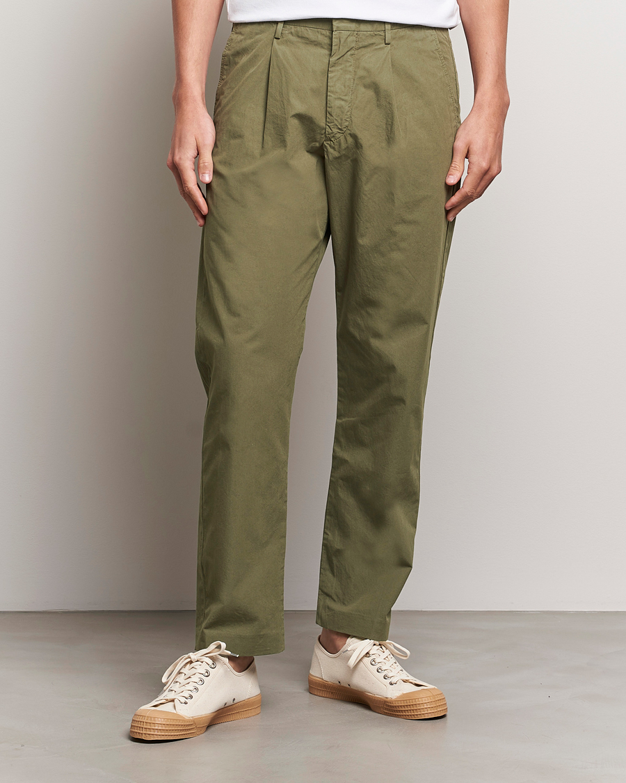 Mies | Housut | NN07 | Bill Cotton Trousers Capers Green