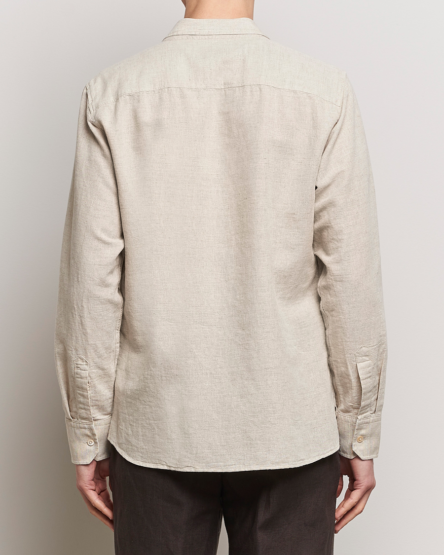 Mies | Kauluspaidat | Oscar Jacobson | Helios Reg Shirt Beige