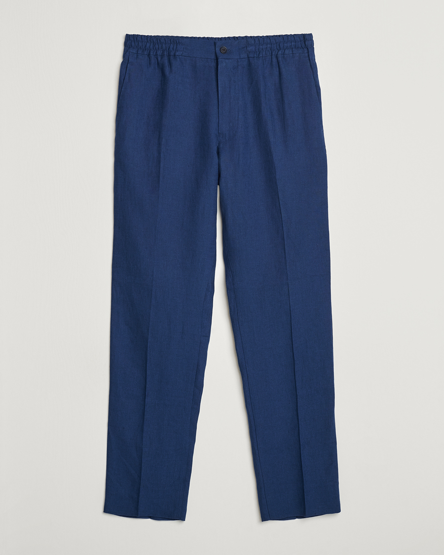 Mies | Housut | J.Lindeberg | Soren Linen Pants Estate Blue