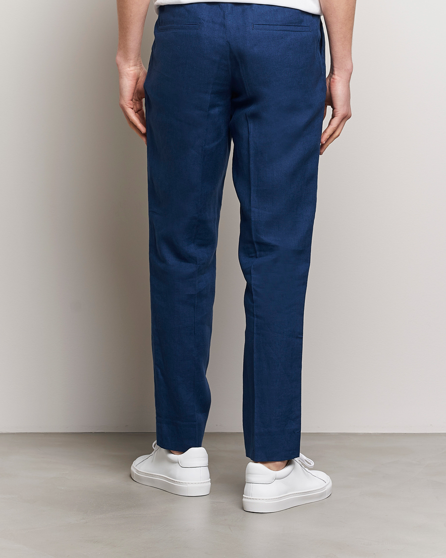 Mies | Housut | J.Lindeberg | Soren Linen Pants Estate Blue