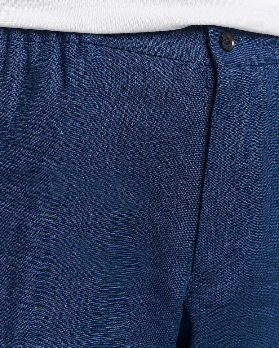 Mies | Housut | J.Lindeberg | Soren Linen Pants Estate Blue