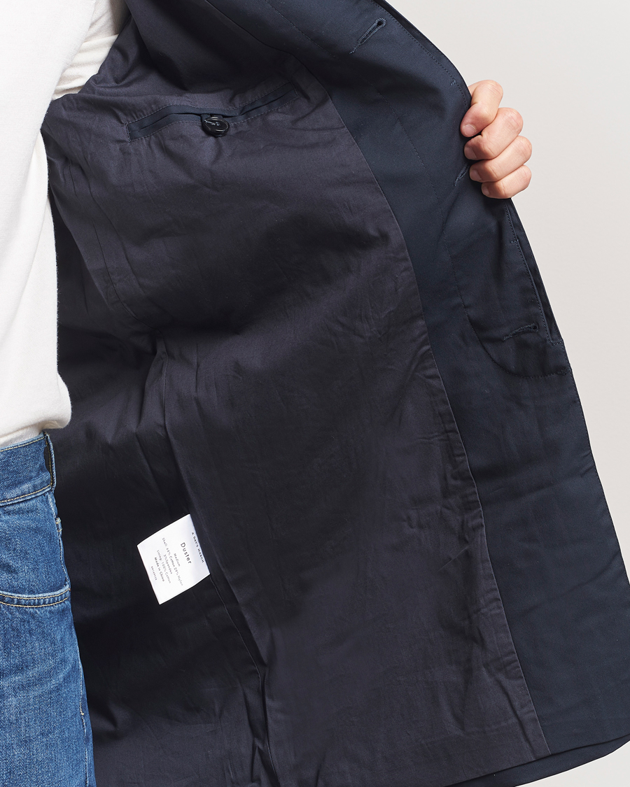 Mies | Takit | A Day's March | Duster Car Coat Navy