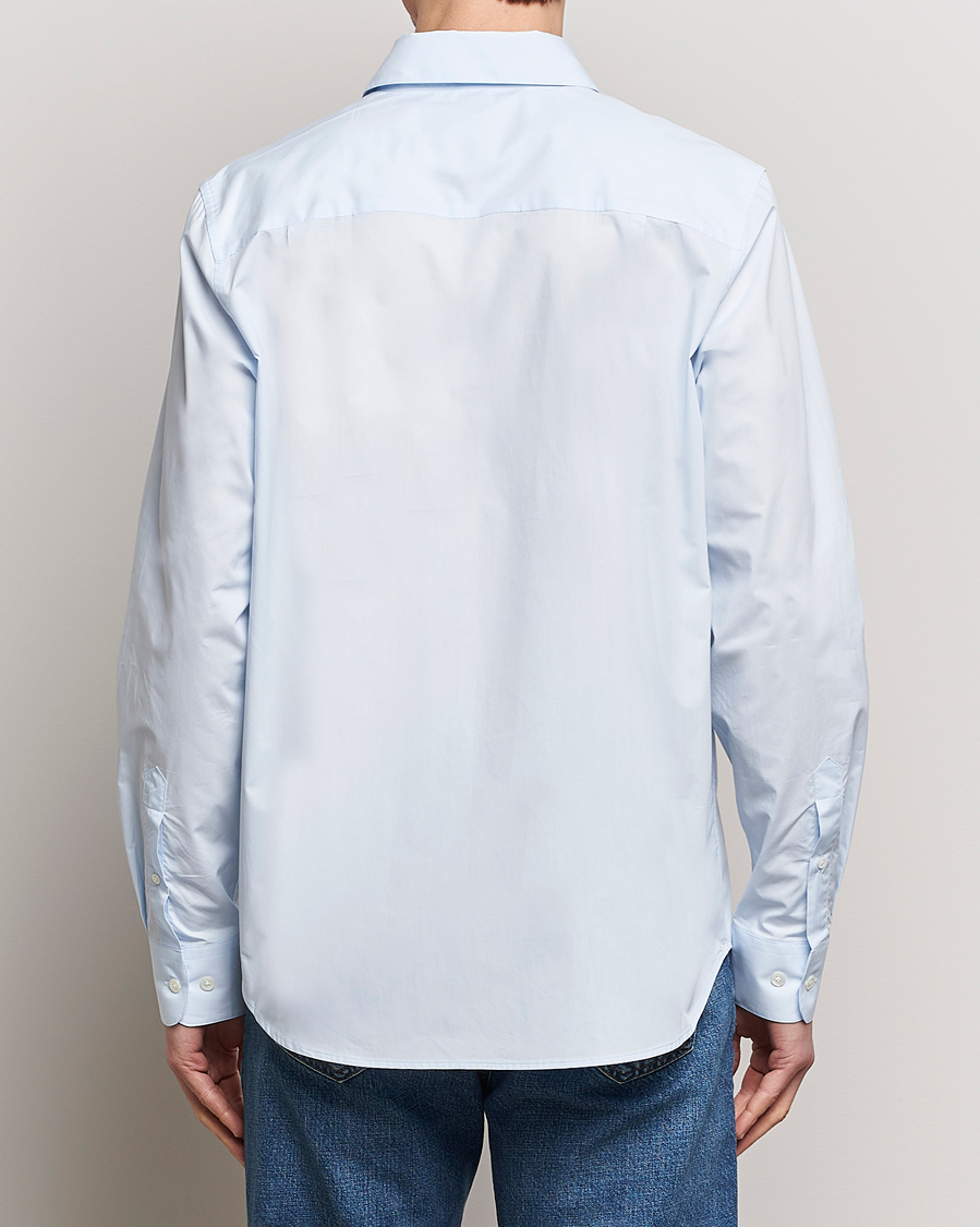 Mies | Kauluspaidat | A Day's March | Tipton Poplin Shirt Sky Blue