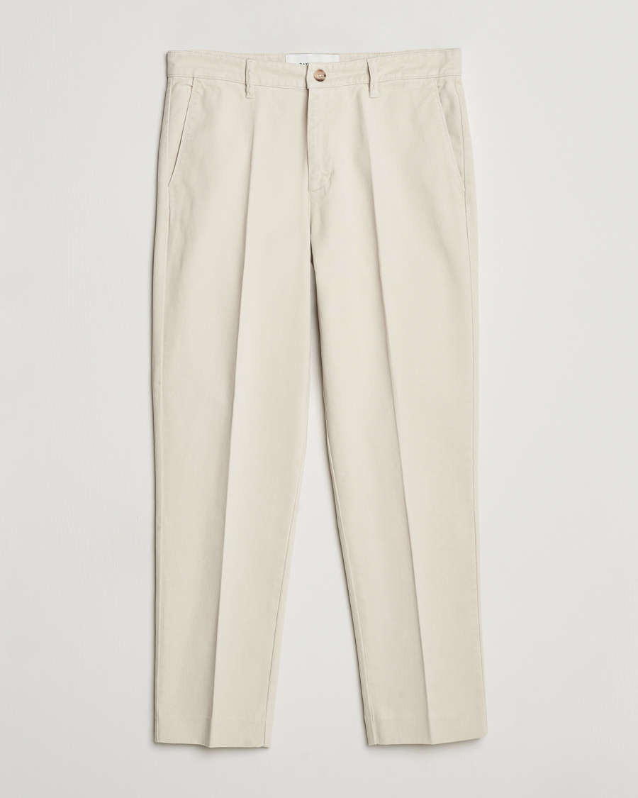 Mies | Housut | A Day's March | Miller Cotton Lyocell Trousers Oyster