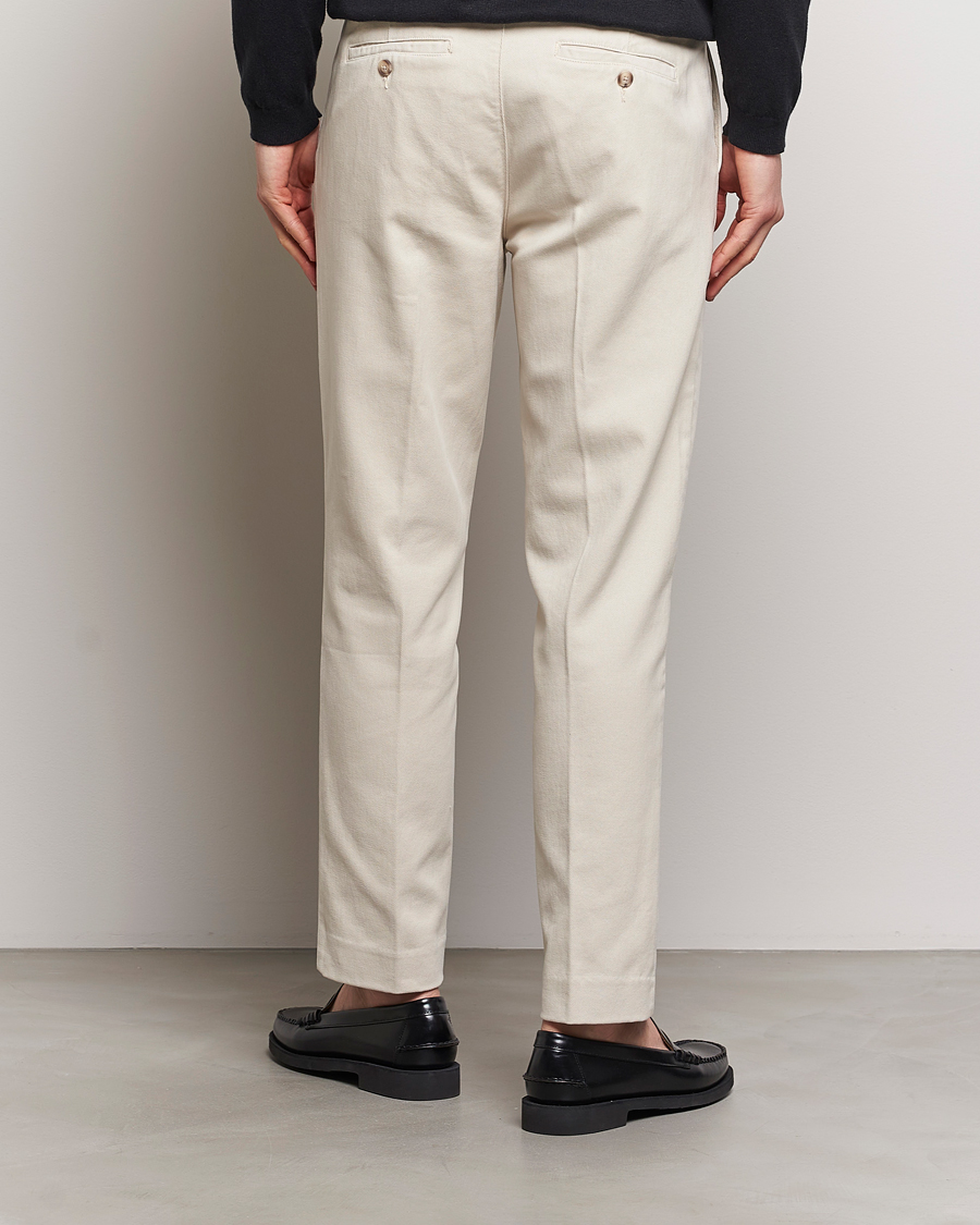 Mies | Housut | A Day's March | Miller Cotton Lyocell Trousers Oyster
