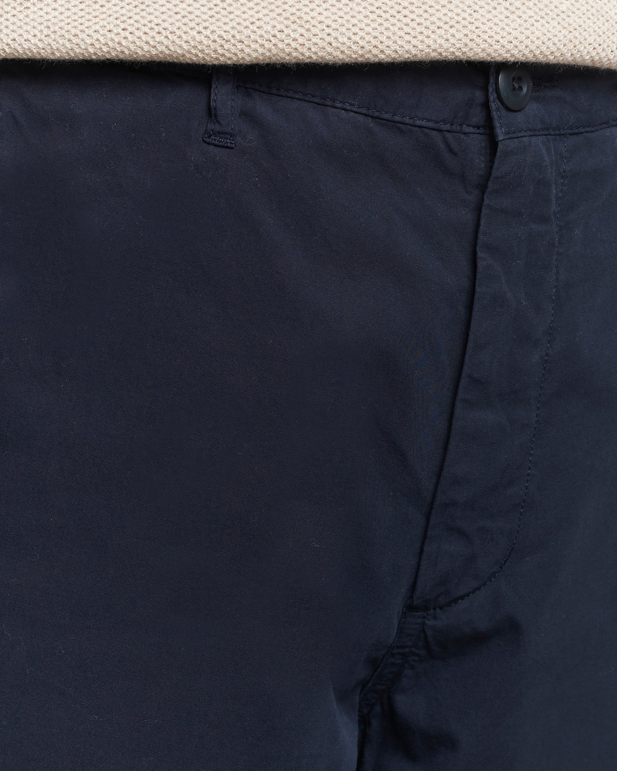 Mies | Housut | A Day's March | Redwood Light Cotton Trousers Navy