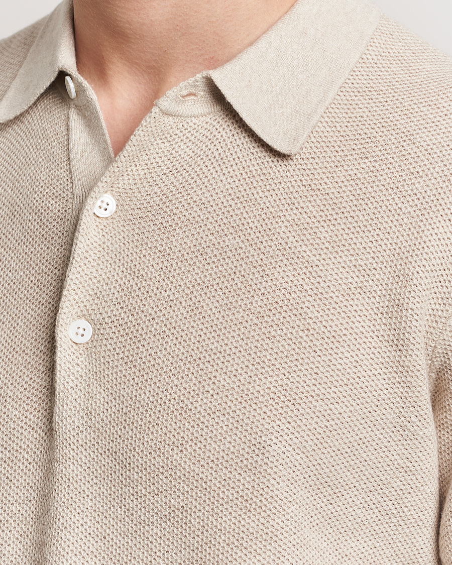 Mies | Pikeet | A Day's March | Rosehall Popcorn Stitch Polo Sand