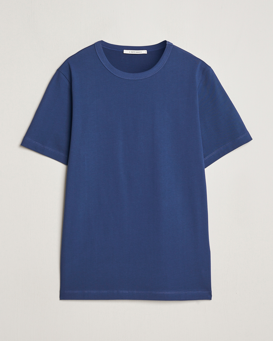 Mies | T-paidat | A Day's March | Heavy T-Shirt Brewers Blue