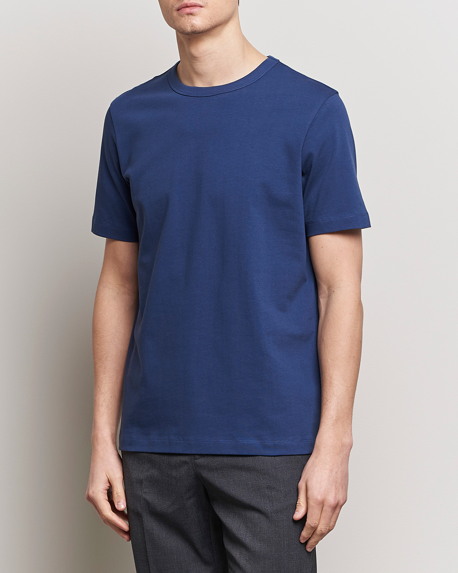 Mies | A Day's March | A Day's March | Heavy T-Shirt Brewers Blue