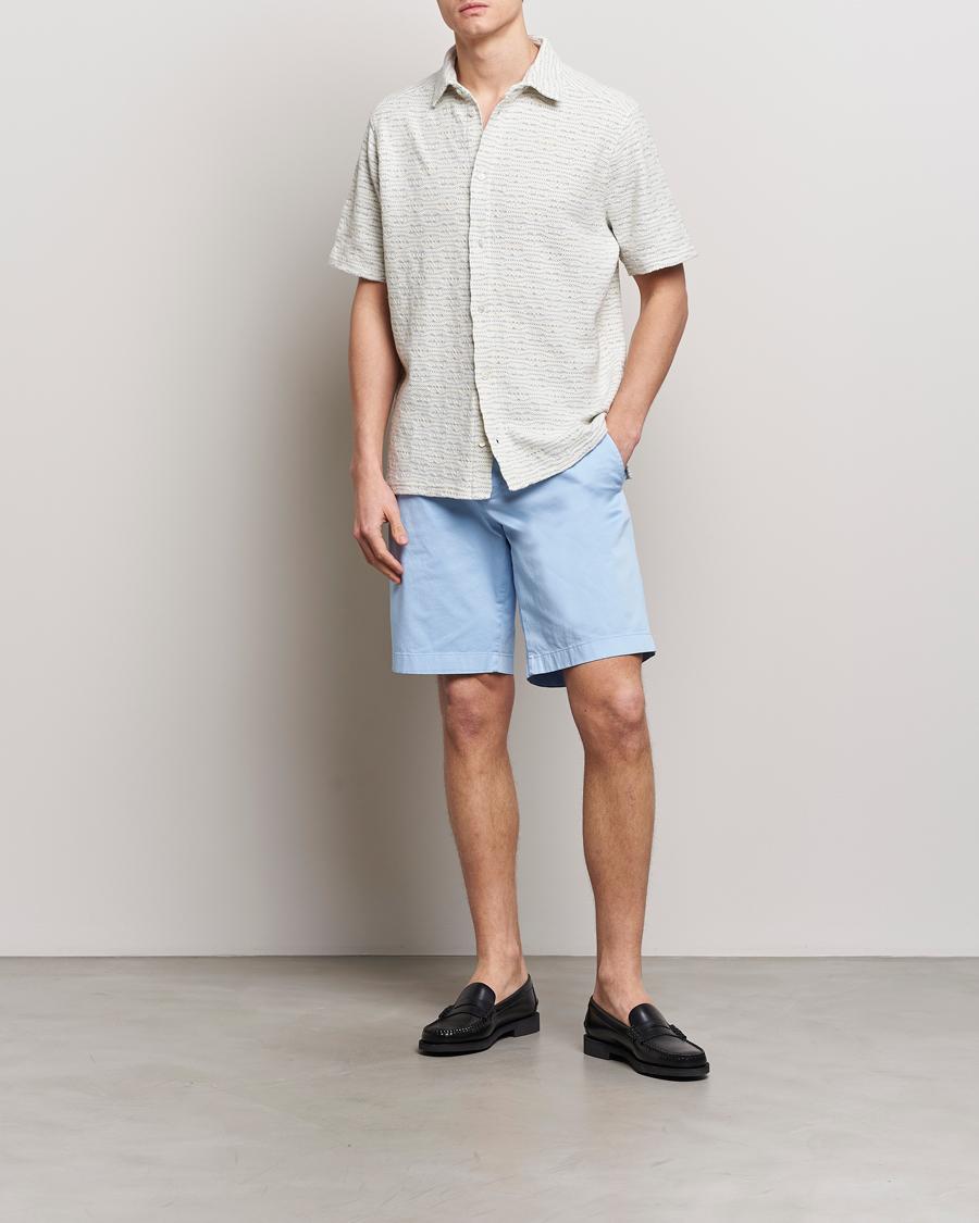 Mies | Kauluspaidat | J.Lindeberg | Torpa Structure Shirt Chambray Blue