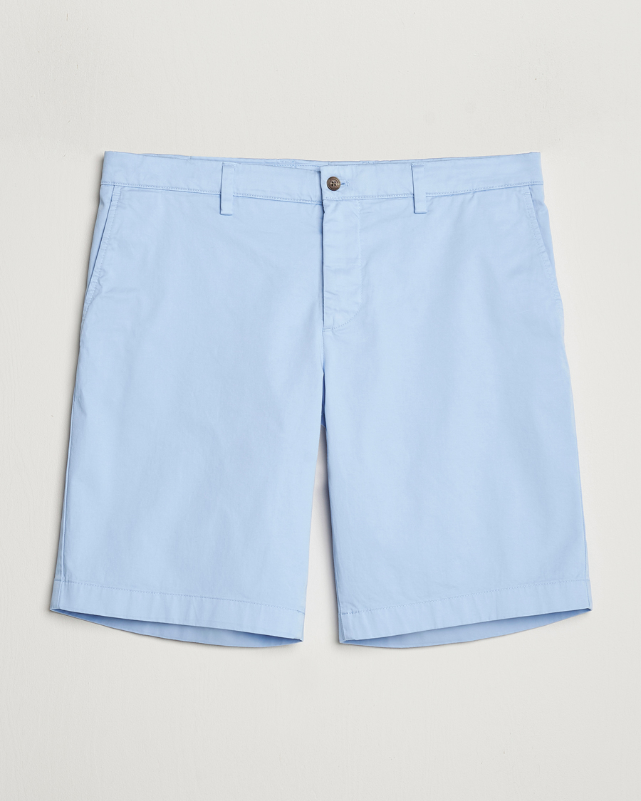 Mies | Shortsit | J.Lindeberg | Nathan Cloud Satin Shorts Chambray Blue