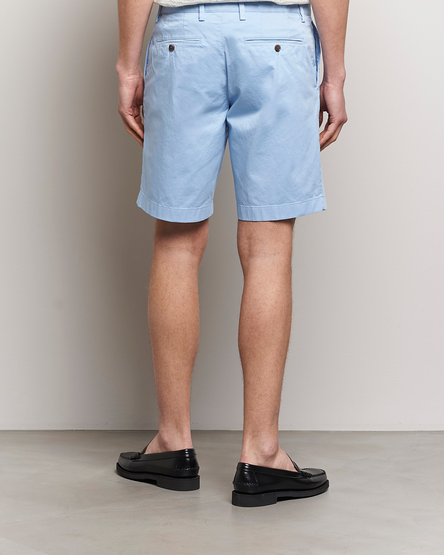 Mies | Shortsit | J.Lindeberg | Nathan Cloud Satin Shorts Chambray Blue