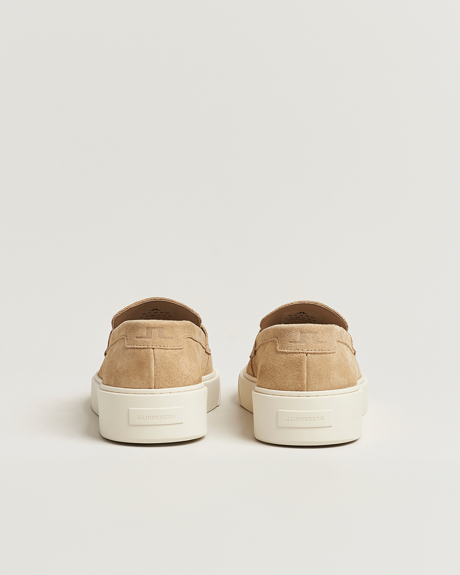 Mies | J.Lindeberg Mauri Suede Loafer Safari Beige | J.Lindeberg | Mauri Suede Loafer Safari Beige