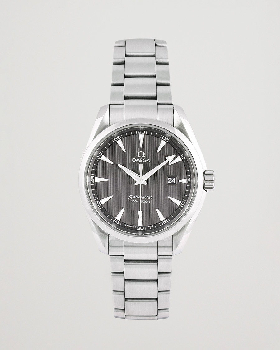 Mies | Omega Pre-Owned Seamaster Aqua Terra Silver | Omega Pre-Owned | Seamaster Aqua Terra Silver