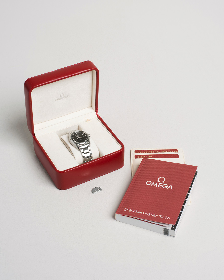 Mies | Omega Pre-Owned Seamaster Aqua Terra Silver | Omega Pre-Owned | Seamaster Aqua Terra Silver