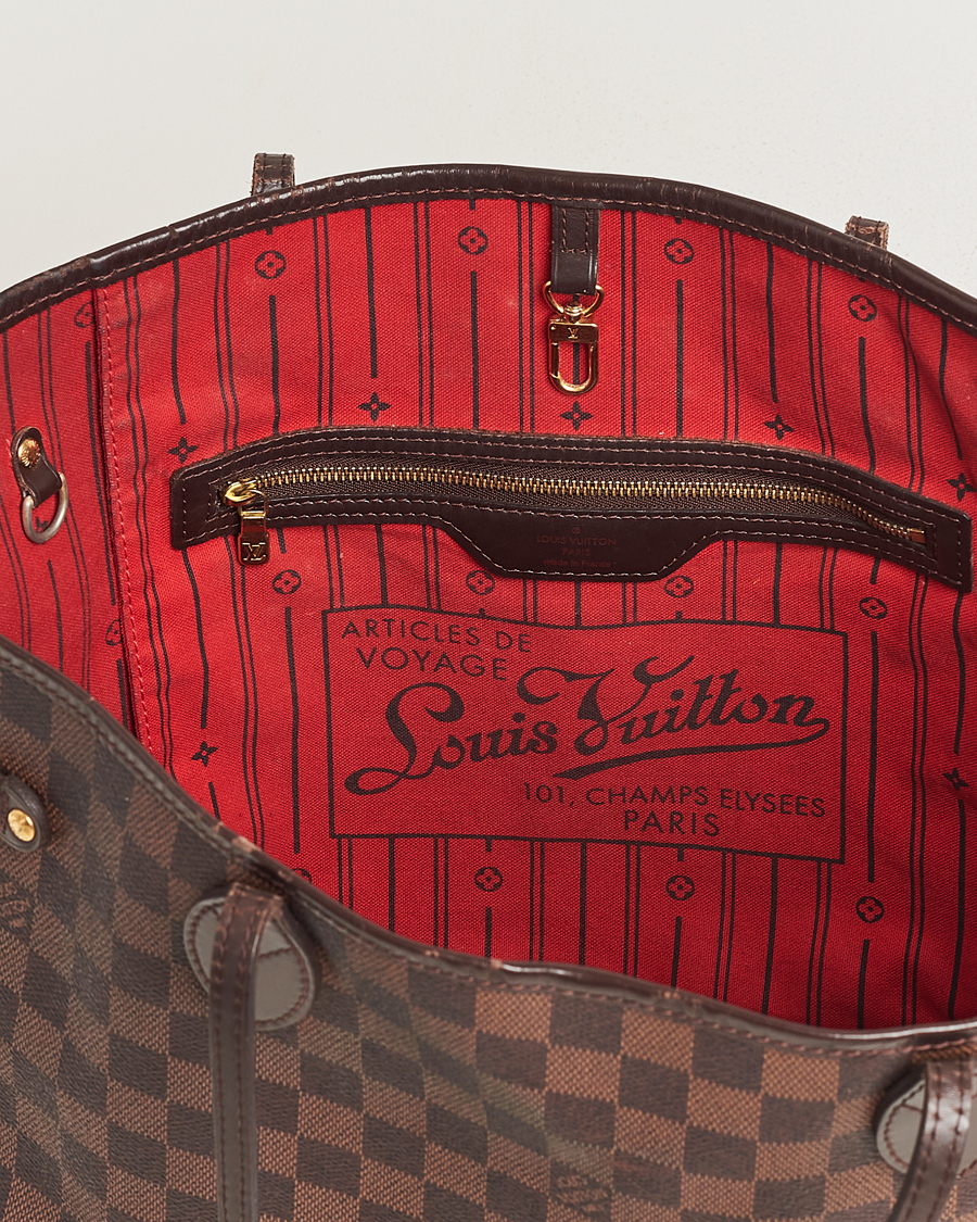 Mies | Louis Vuitton Pre-Owned Neverfull MM Totebag Damier Ebene | Louis Vuitton Pre-Owned | Neverfull MM Totebag Damier Ebene