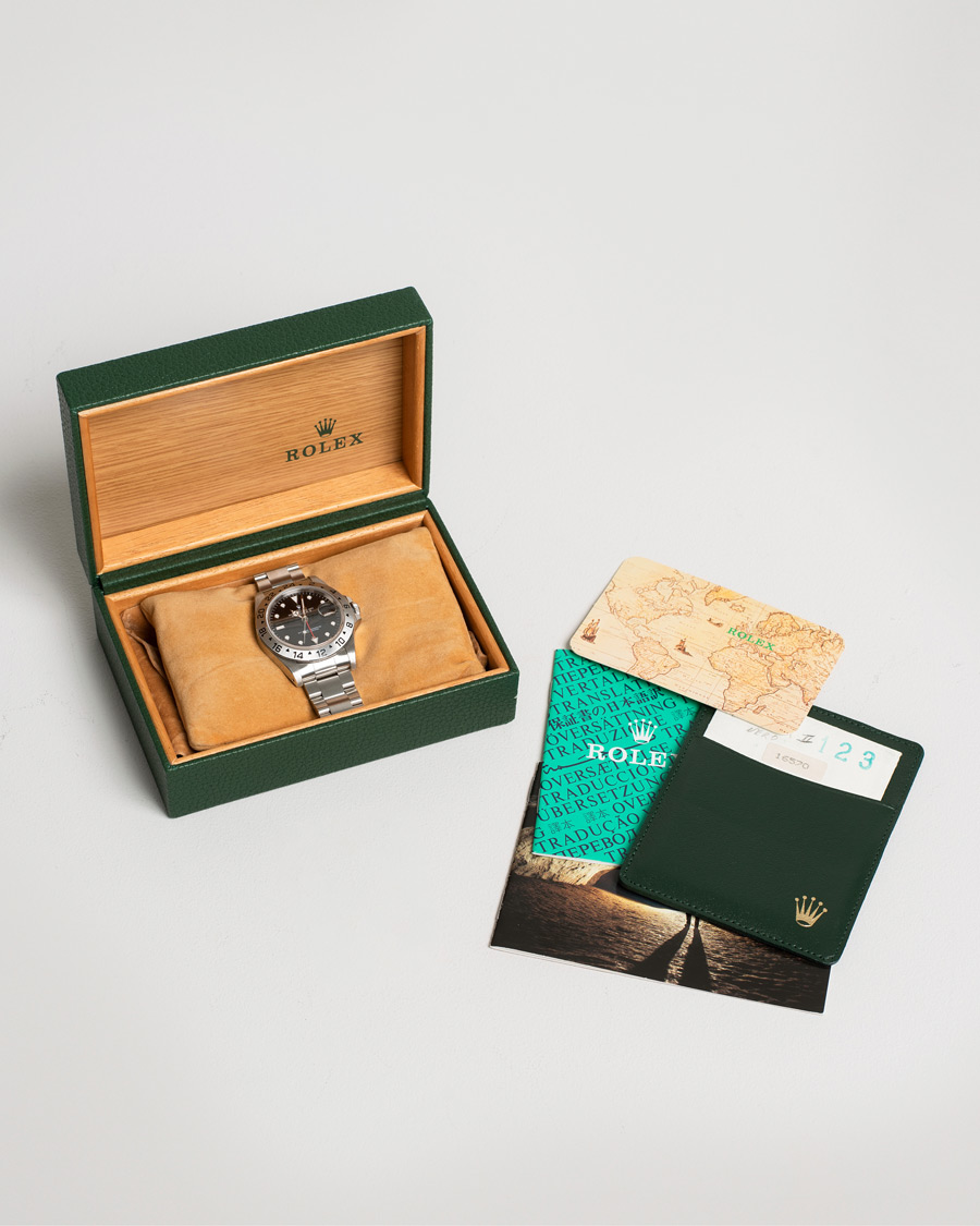 Mies | Rolex Pre-Owned Explorer II 16570 Silver | Rolex Pre-Owned | Explorer II 16570 Silver