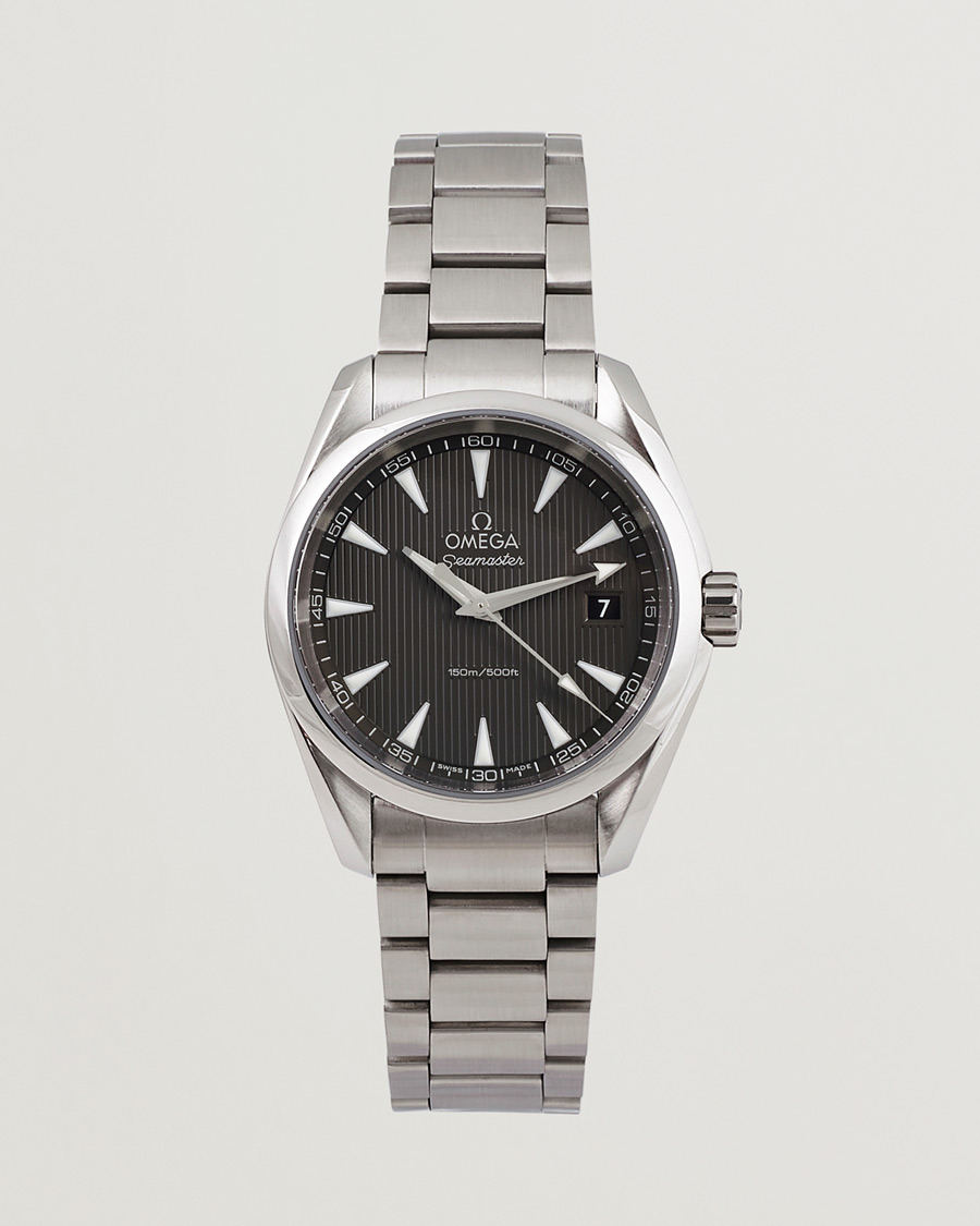 Mies | Omega Pre-Owned Seamaster Aqua Terra Silver | Omega Pre-Owned | Seamaster Aqua Terra Silver