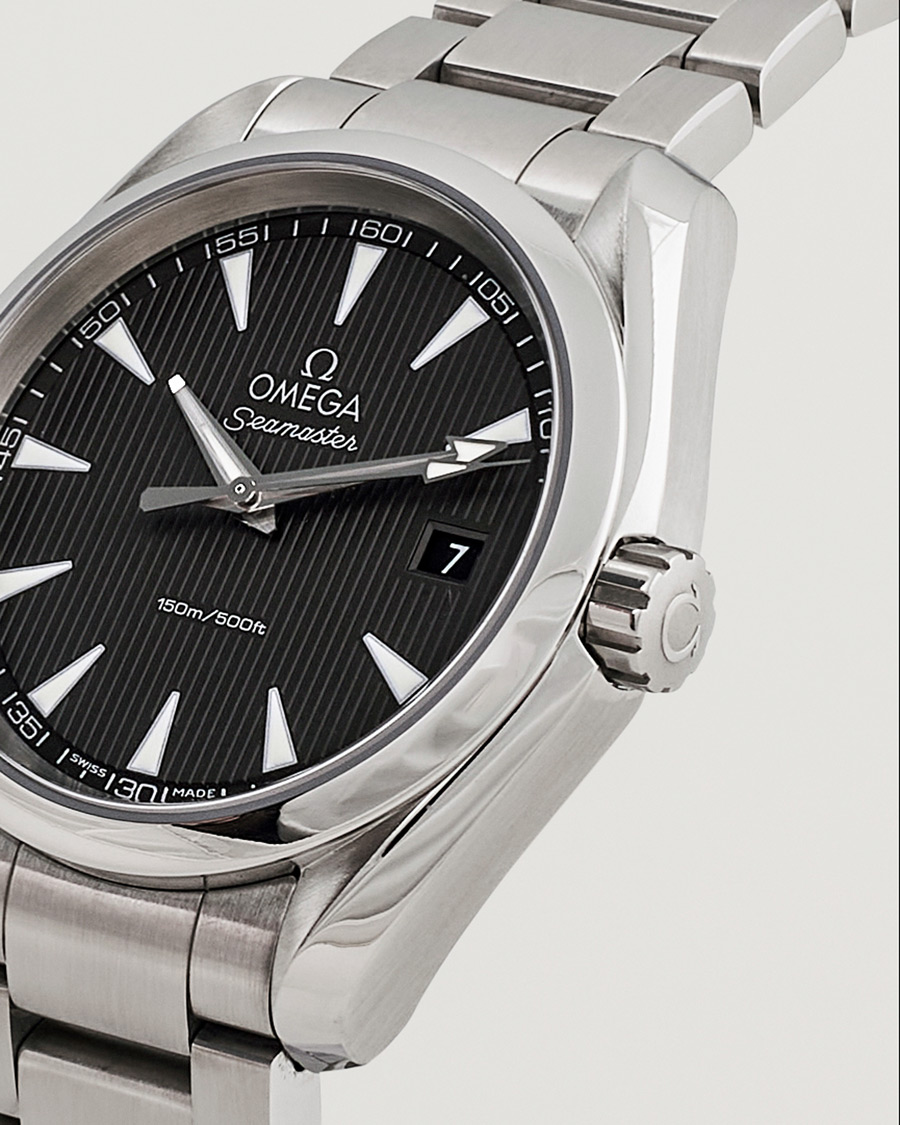 Mies | Omega Pre-Owned Seamaster Aqua Terra Silver | Omega Pre-Owned | Seamaster Aqua Terra Silver