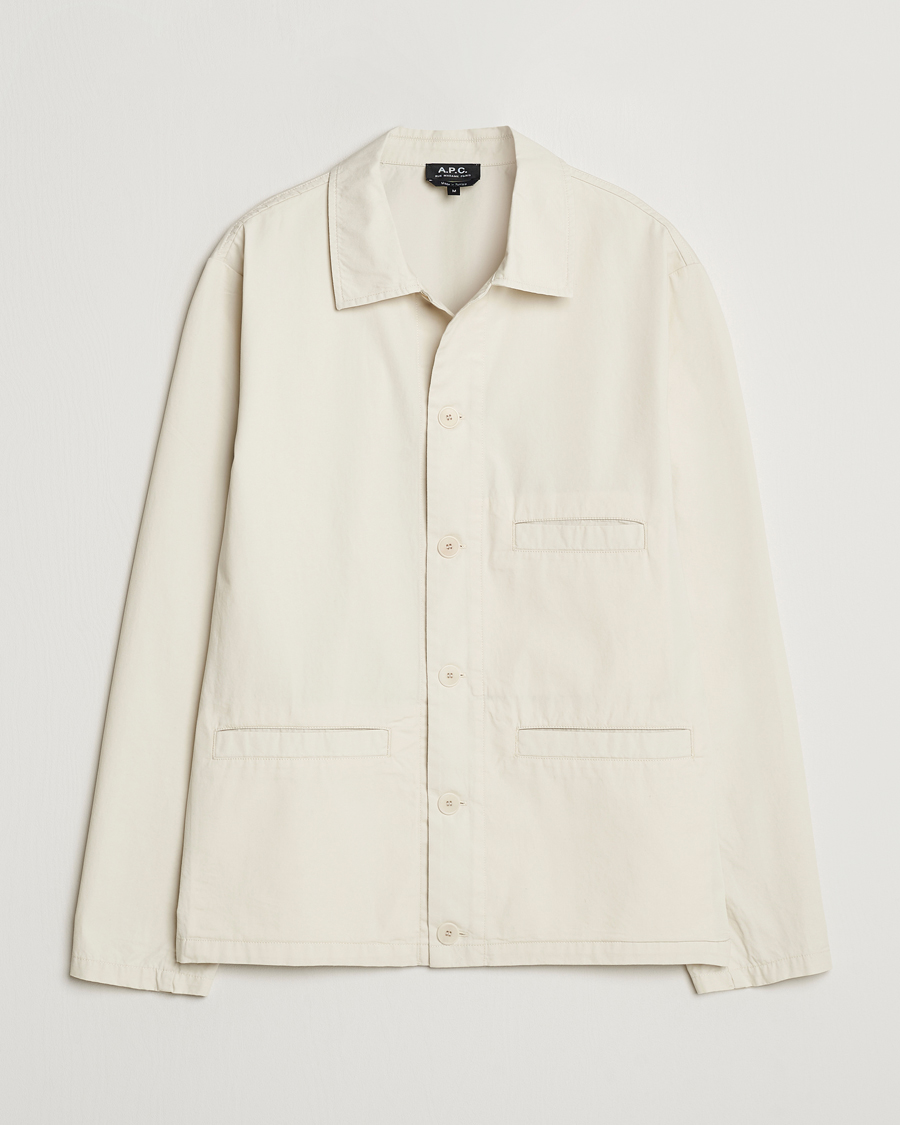 Mies | Kauluspaidat | A.P.C. | Veste Vianny Overshirt Chalk
