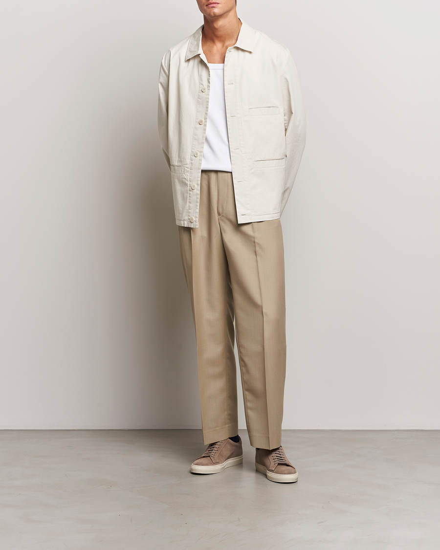 Mies | Kauluspaidat | A.P.C. | Veste Vianny Overshirt Chalk