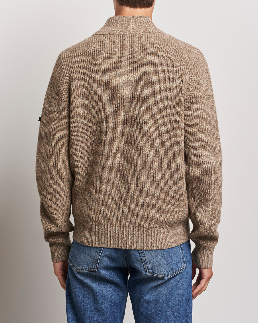 Mies | Puserot | A.P.C. | Heath Merino Wool Cardigan Marron Chine