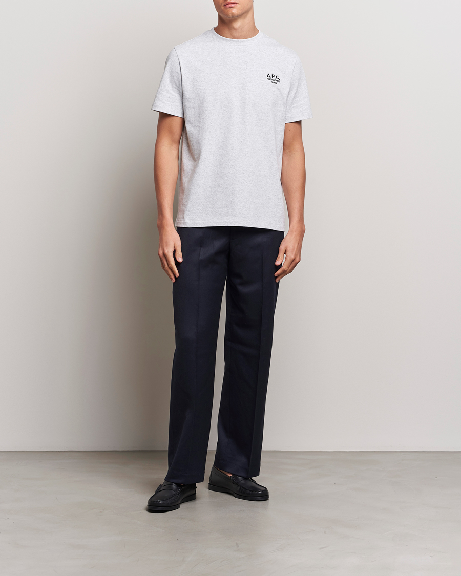 Mies | T-paidat | A.P.C. | Rue Madame T-Shirt Heather Grey