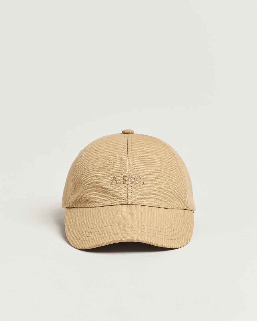 Mies | A.P.C. Charlie Baseball Cap Dark Beige | A.P.C. | Charlie Baseball Cap Dark Beige