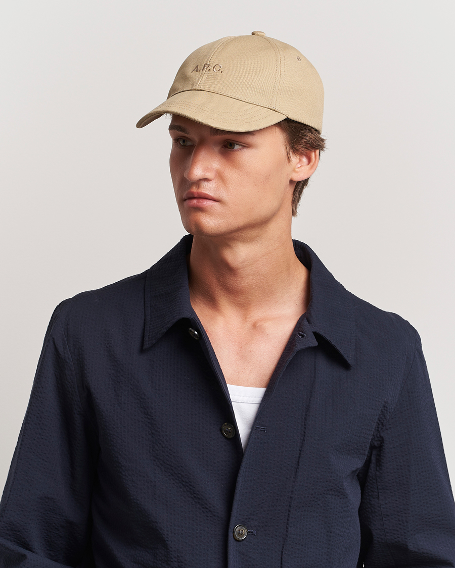 Mies | A.P.C. Charlie Baseball Cap Dark Beige | A.P.C. | Charlie Baseball Cap Dark Beige