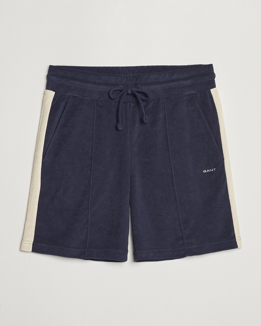 Mies | Shortsit | GANT | Towelling Shorts Evening Blue