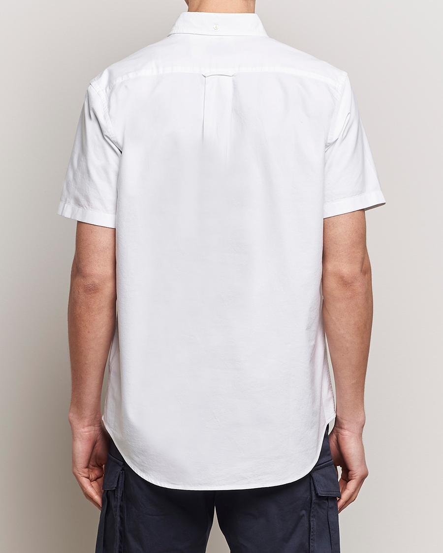 Mies | Kauluspaidat | GANT | Regular Short Sleeve Oxford Shirt White