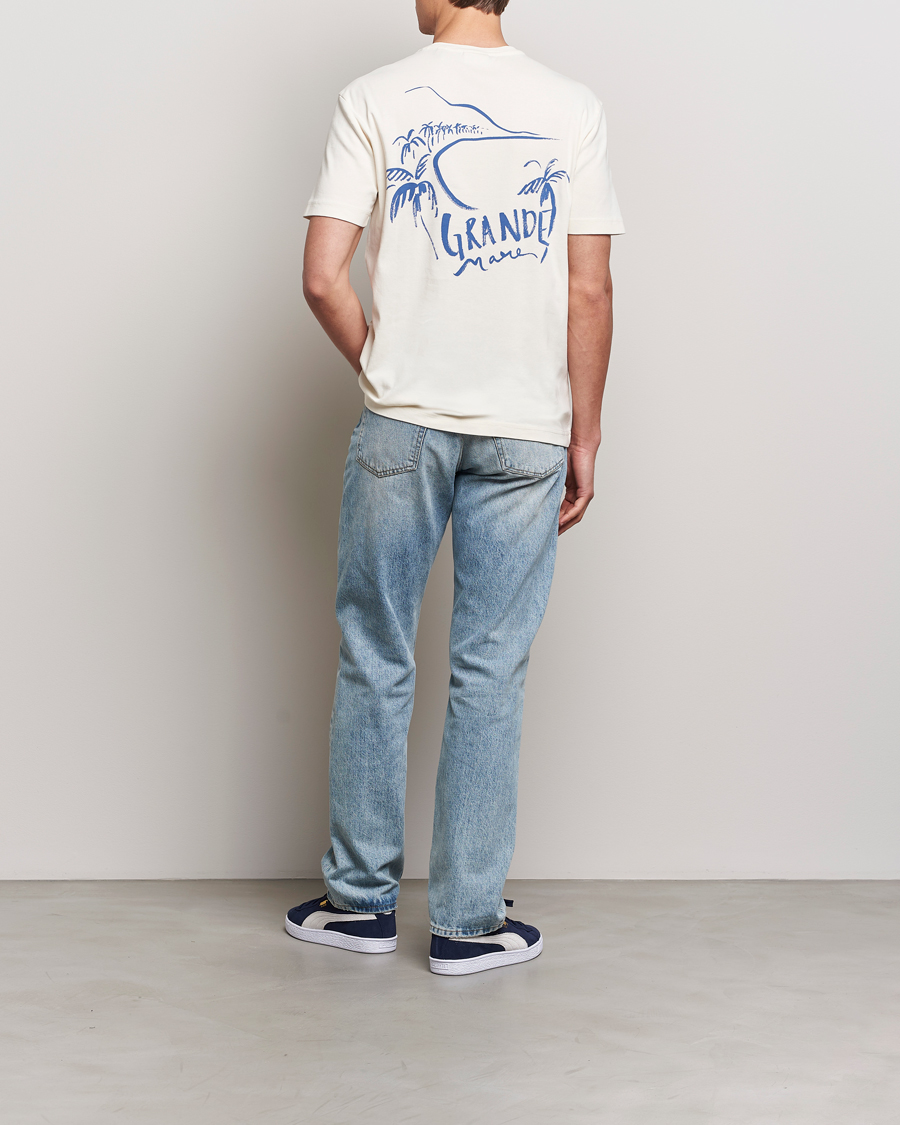Mies | T-paidat | GANT | Graphic Printed T-Shirt Cream