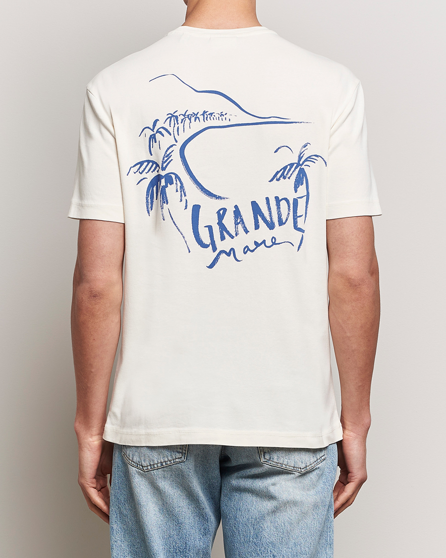 Mies | T-paidat | GANT | Graphic Printed T-Shirt Cream
