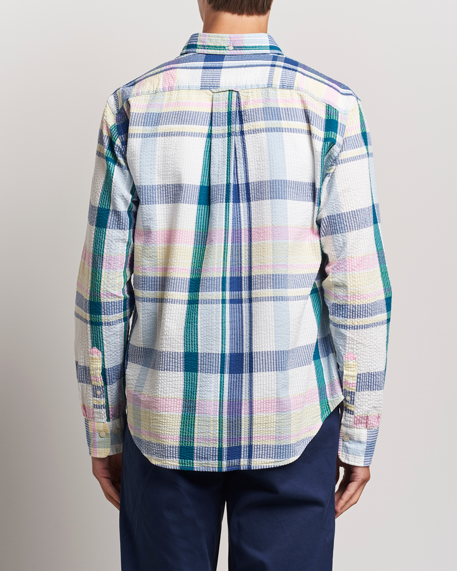 Mies | Kauluspaidat | GANT | Reg Seersucker Madras Shirt Multi