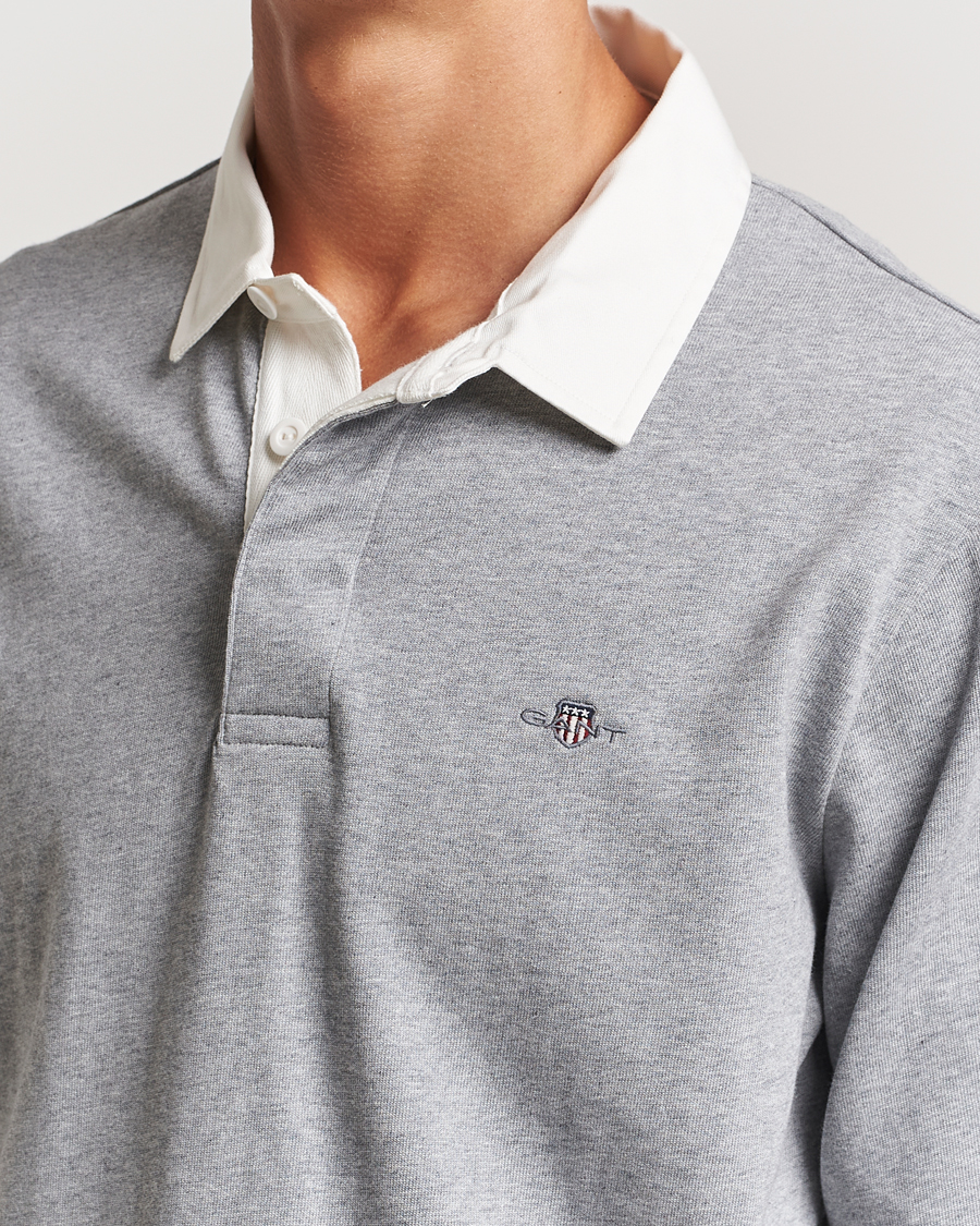Mies | Puserot | GANT | Reg Shield Heavy Rugger Grey Melange