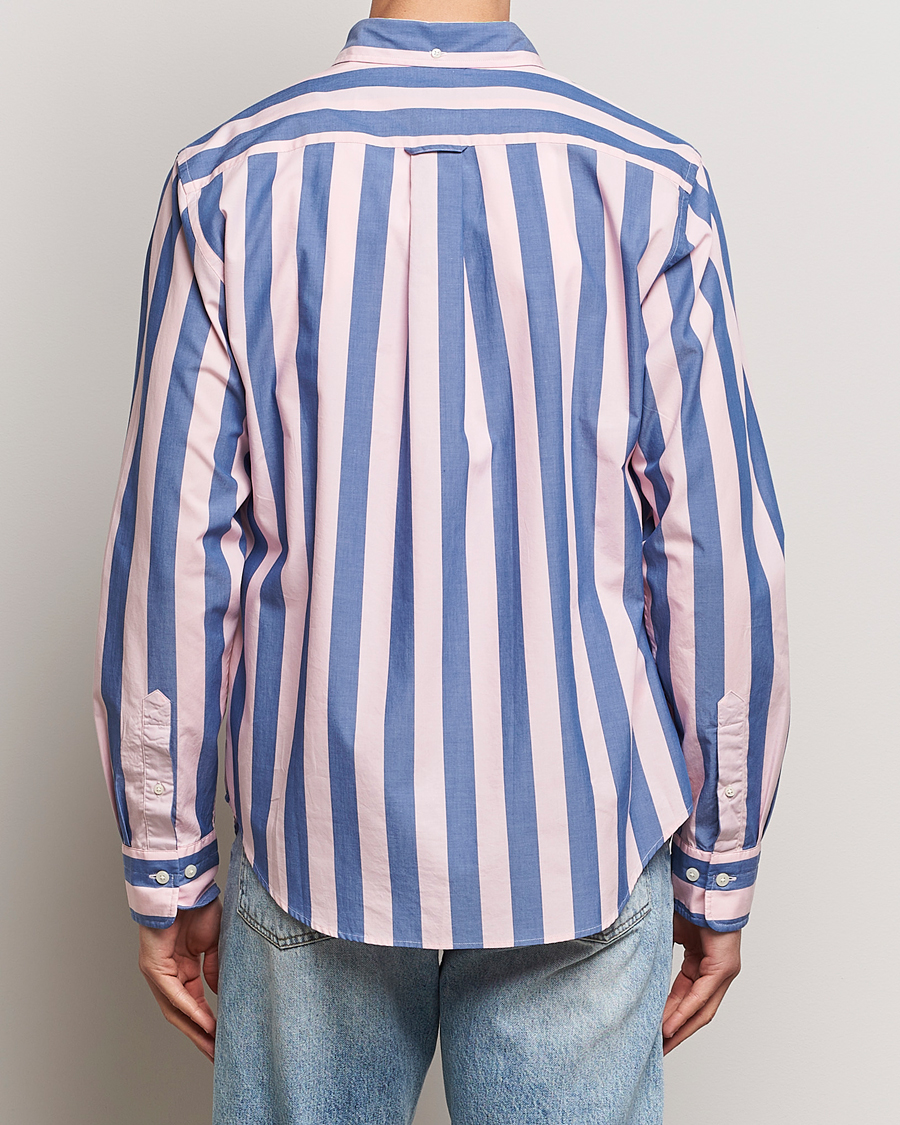 Mies | Kauluspaidat | GANT | Reg Poplin Parasol Stripe Shirt Blushing Pink