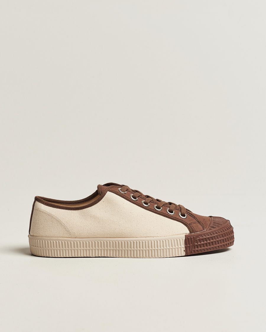 Mies | Novesta Star Master Coloured Toe Sneaker Brown/Wheat | Novesta | Star Master Coloured Toe Sneaker Brown/Wheat