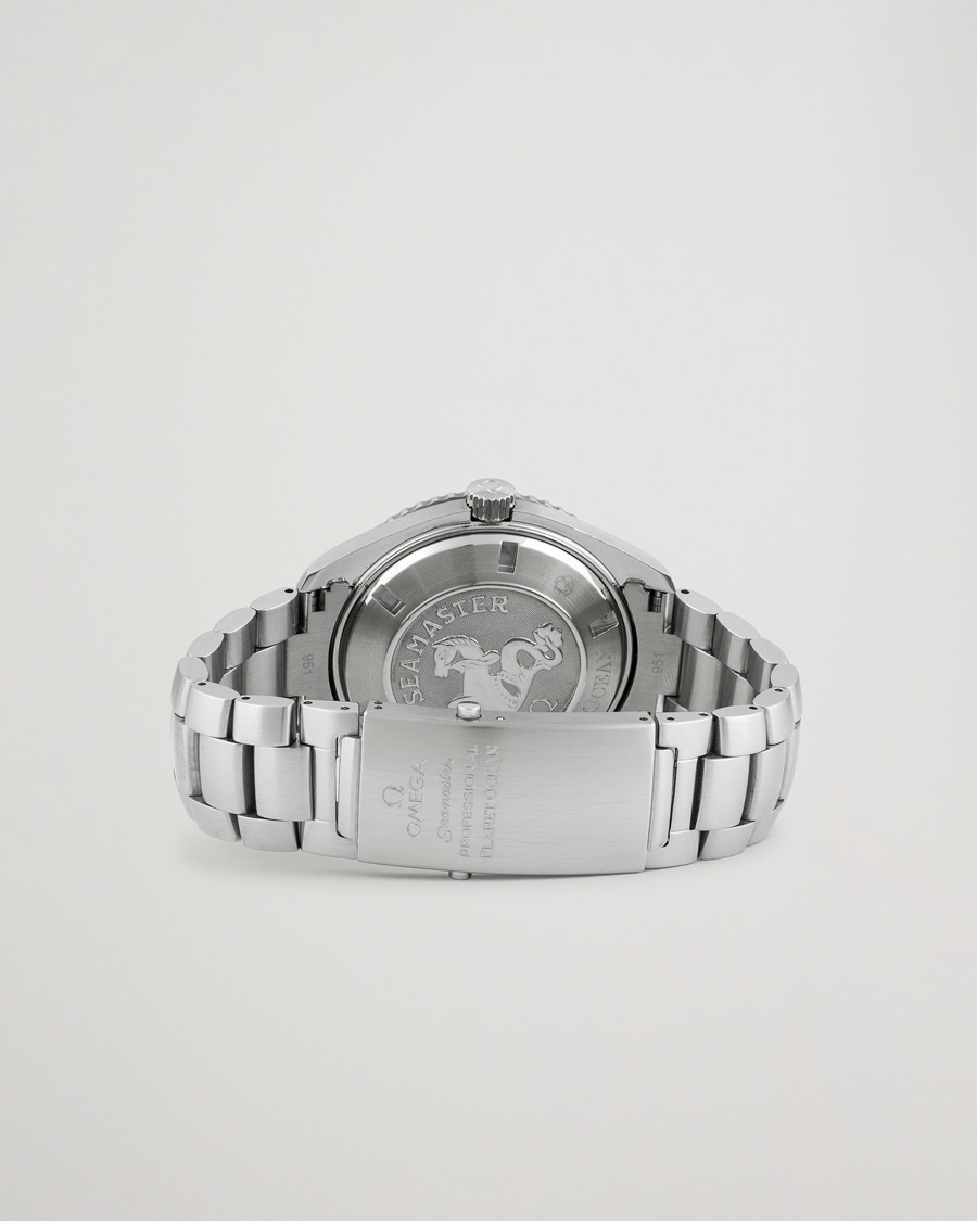 Mies | Omega Pre-Owned Seamaster Planet Ocean 2200.50.00 Steel Black Silver | Omega Pre-Owned | Seamaster Planet Ocean 2200.50.00 Steel Black Silver