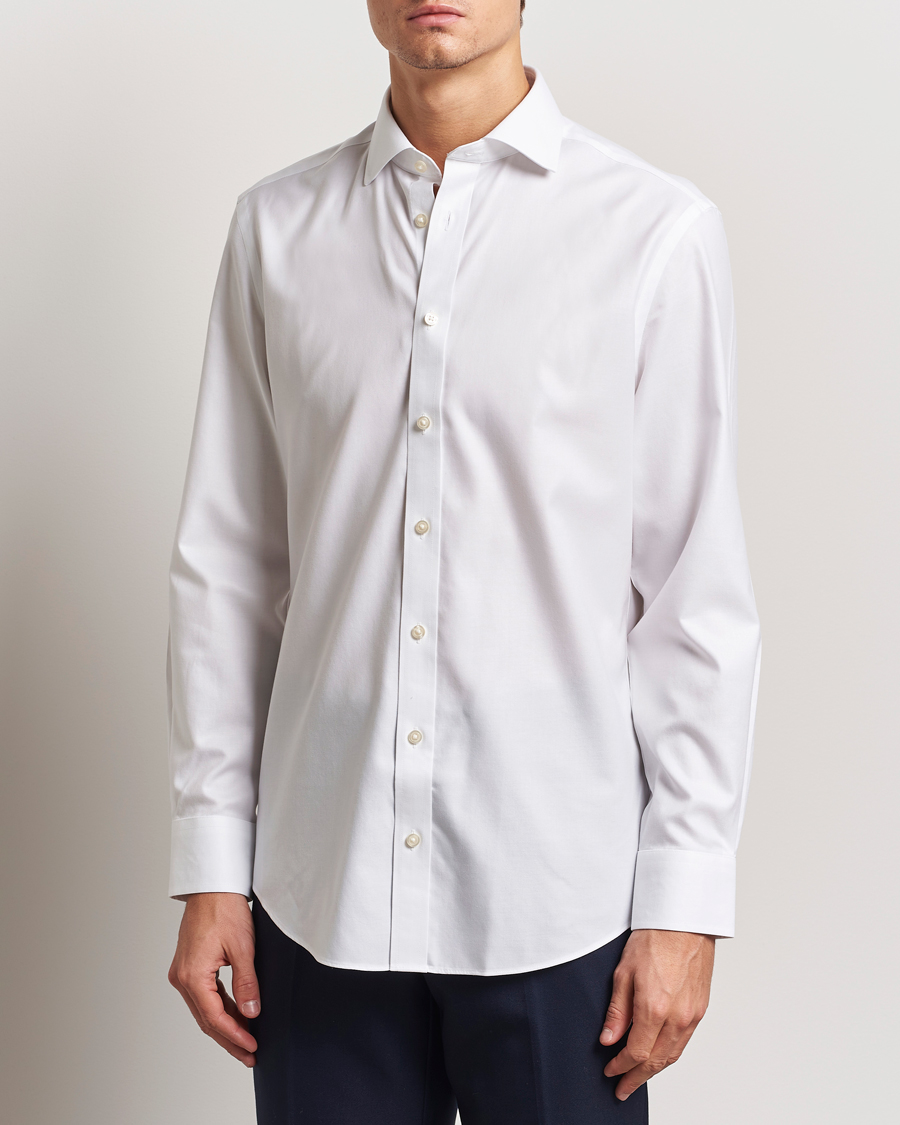 Mies | Kauluspaidat | Charles Tyrwhitt | Slim Fit Non Iron Cotton Twill Shirt White