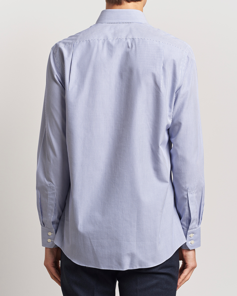 Mies | Kauluspaidat | Charles Tyrwhitt | Slim Fit Non Iron Bengal Stripe Poplin Shirt Navy