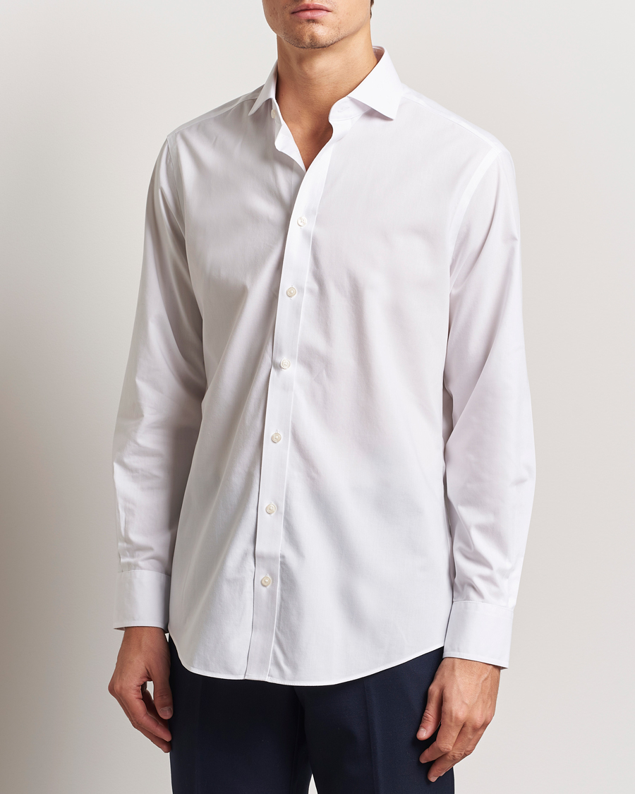 Mies | Kauluspaidat | Charles Tyrwhitt | Slim Fit Non Iron Poplin Cut Away Shirt White