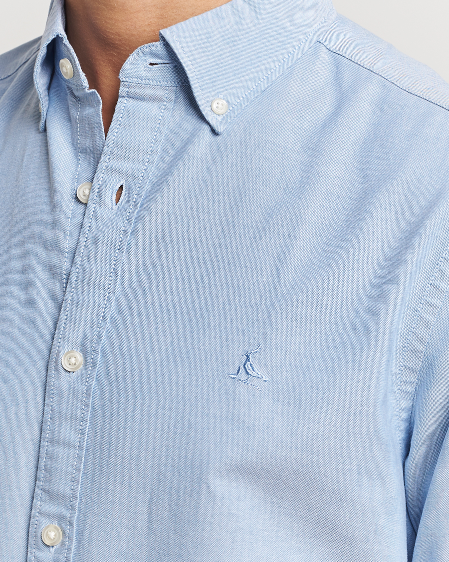 Mies | Kauluspaidat | Charles Tyrwhitt | Button Down Stretch Oxford Shirt Sky Blue