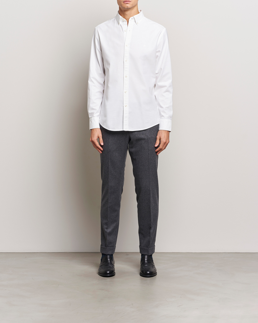 Mies | Kauluspaidat | Charles Tyrwhitt | Button Down Stretch Oxford Shirt White