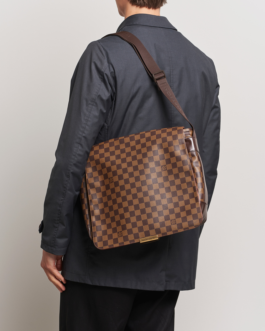 Mies | Pre-Owned & Vintage Bags | Louis Vuitton Pre-Owned | Abbesses Messenger Bag Damier Ebene