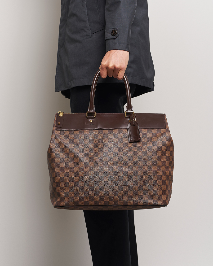 Mies | Pre-Owned & Vintage Bags | Louis Vuitton Pre-Owned | Greenwich PM Weekendbag Damier Ebene