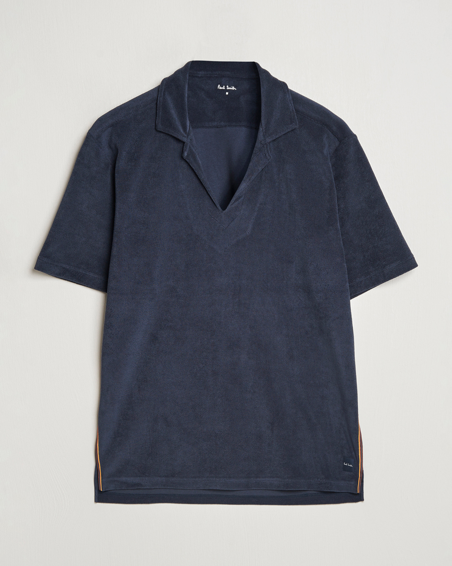Mies | Pikeet | Paul Smith | Stripe Towelling Polo Navy