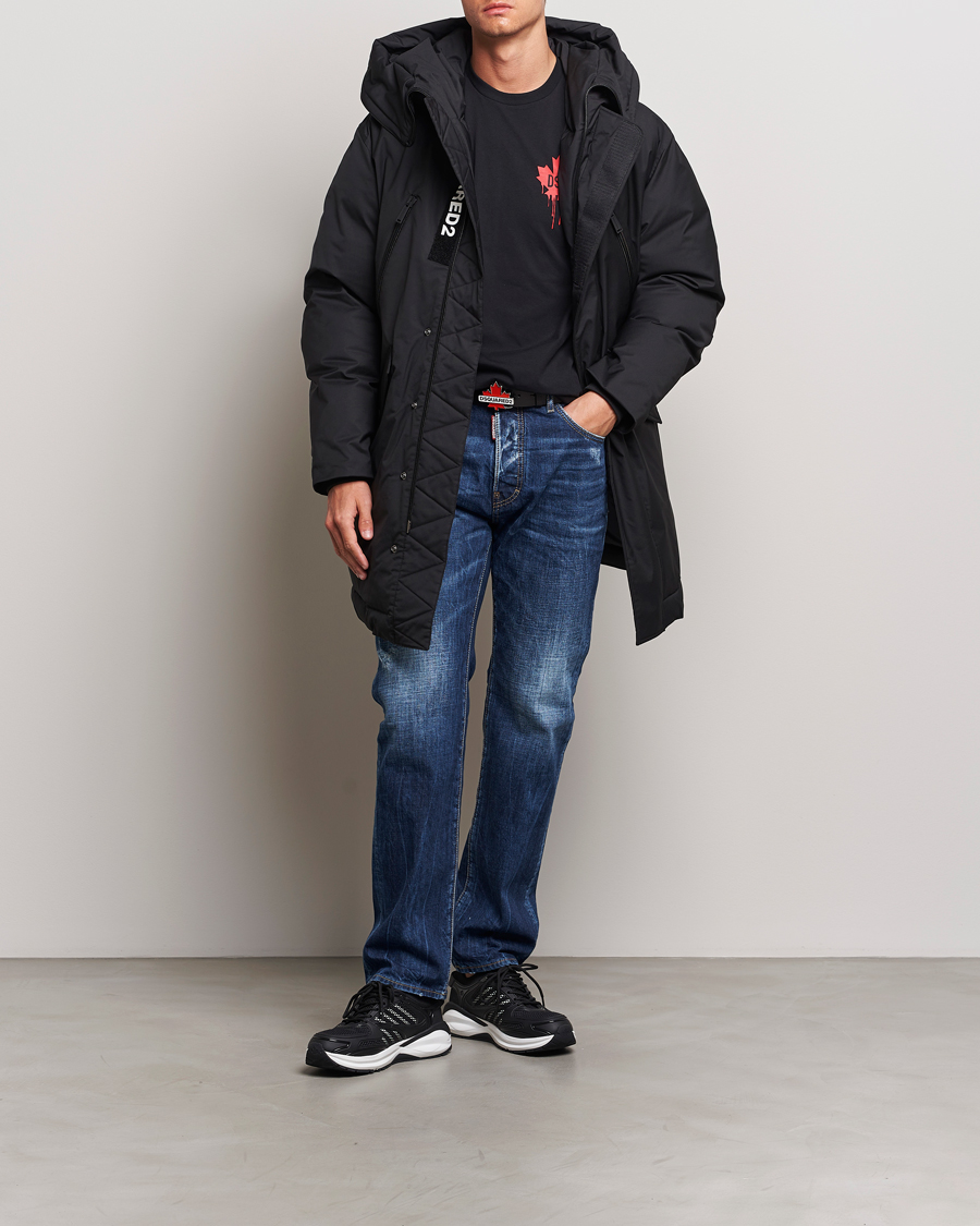 Mies | Takit | Dsquared2 | Canvas Parka Black