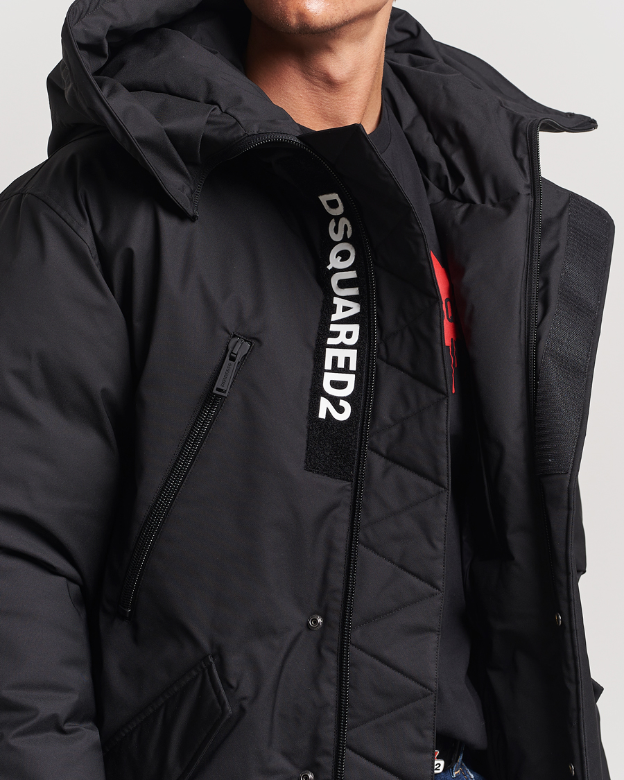 Mies | Takit | Dsquared2 | Canvas Parka Black
