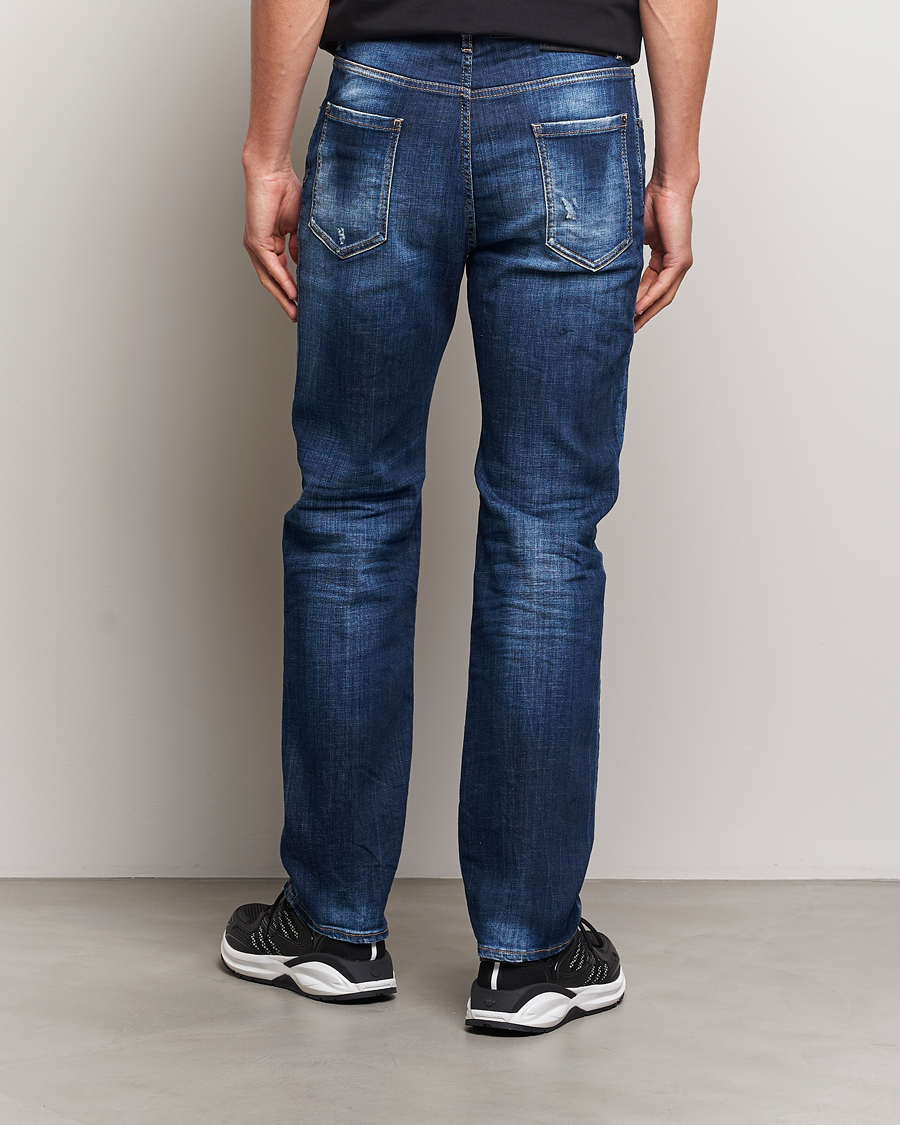 Mies | Farkut | Dsquared2 | 642 Loose Jeans Medium Blue